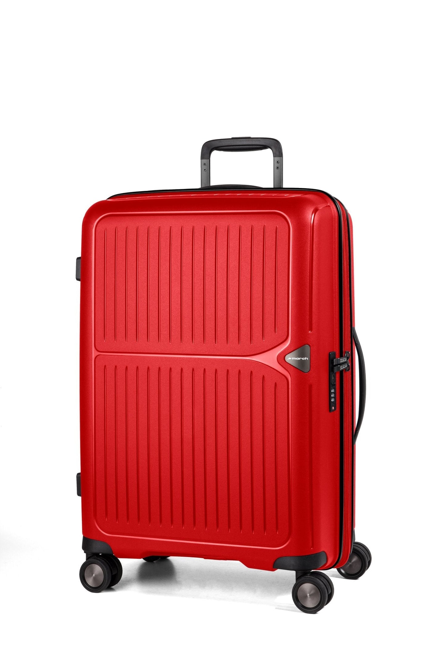 3 - teiliges Koffer - Set Ready to go Hartschalenkoffer 2366 in rot von March - Laure Bags and Travel