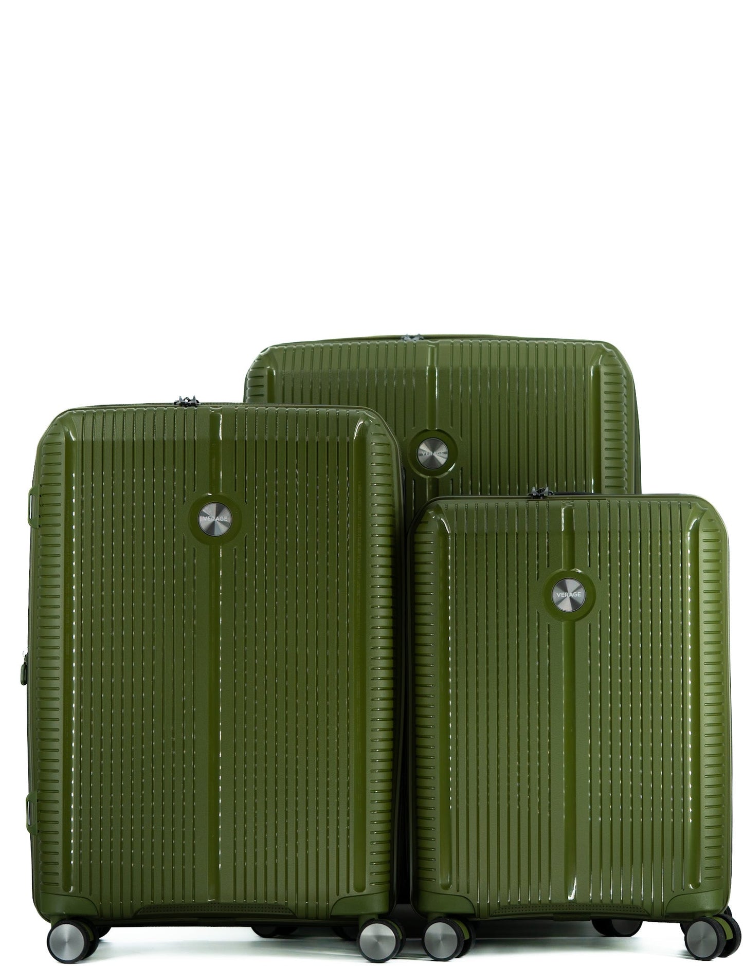 3 - teiliges Koffer - Set ROME Hartschalenkoffer V2 von Verage in grün - Laure Bags and Travel