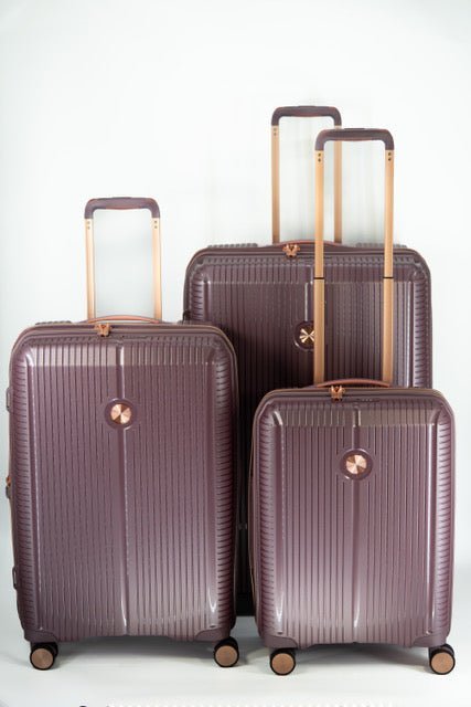 3 - teiliges Koffer - Set ROME Hartschalenkoffer V2 von Verage in lila/rosé - Laure Bags and Travel