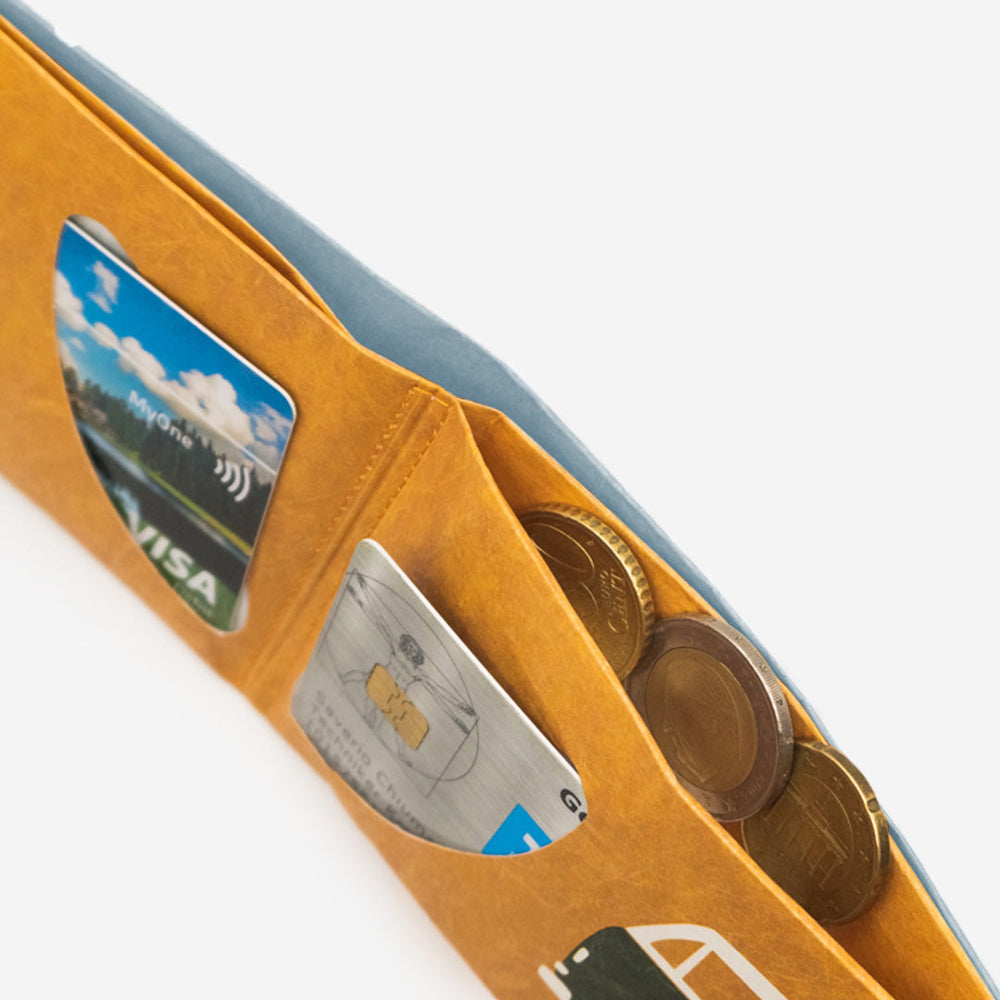 Paprcuts RFID Geldbeutel "Vanlife" 2015 aus reißfestem Tyvek - Papier-Alternative