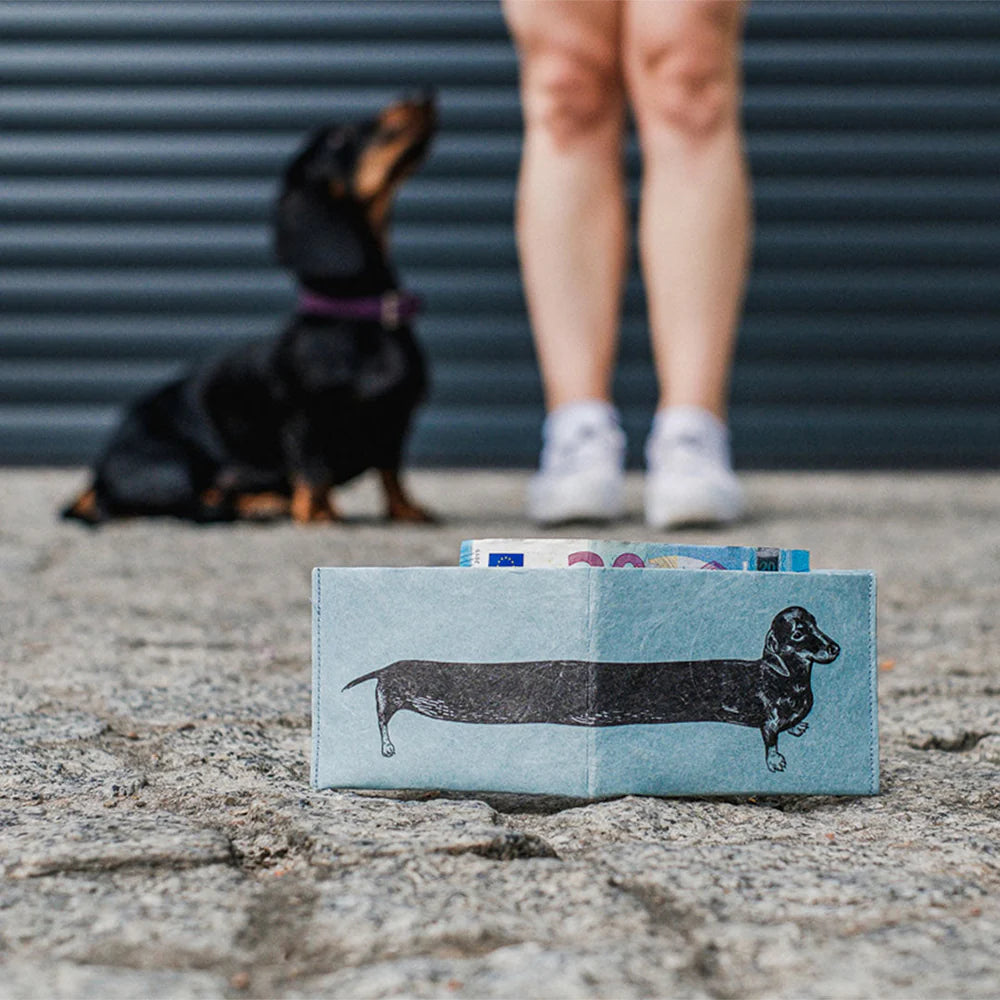 Paprcuts RFID Geldbeutel "Sausage Dog" 1276 aus reißfestem Tyvek - Papier-Alternative