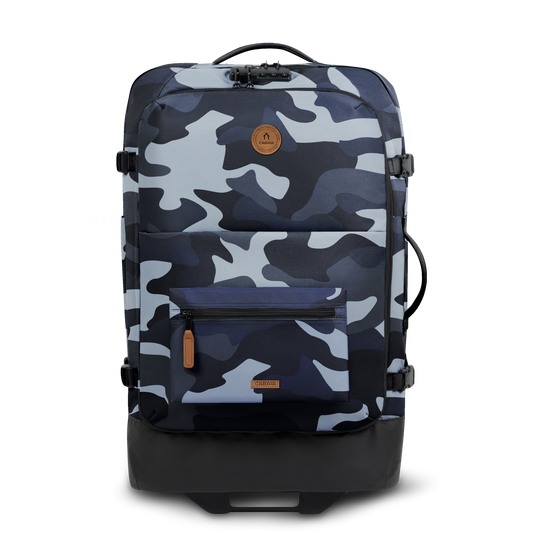 Weichschalenkoffer all over mit 2 Rollen von Cabaia