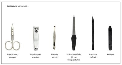 Maniküre Etui 6-tlg 3043 von Kniebes