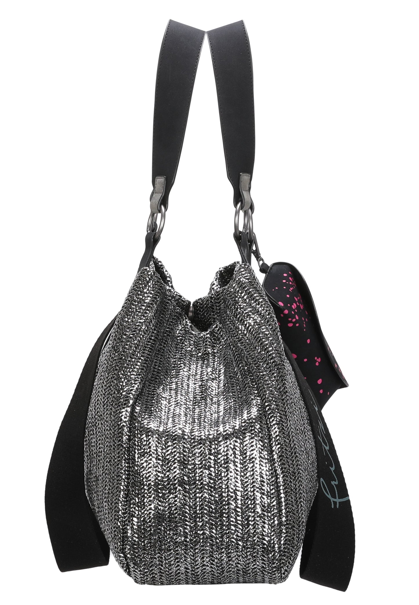 Izzy Medium Limited Painted Straw Schultertasche von Fritzi aus Preussen - Laure Bags and Travel