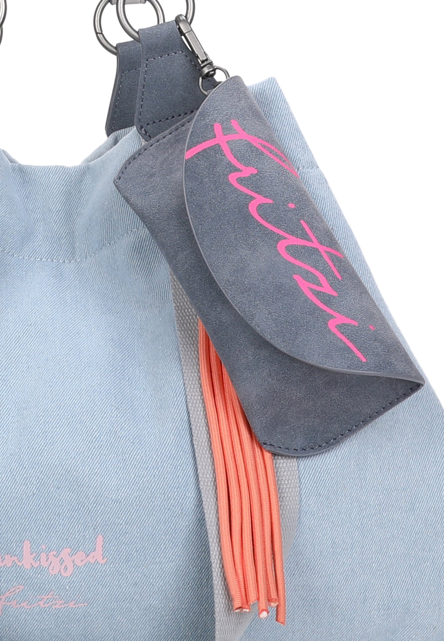 Izzy Medium Limited Washed Denim Schultertasche von Fritzi aus Preussen - Laure Bags and Travel