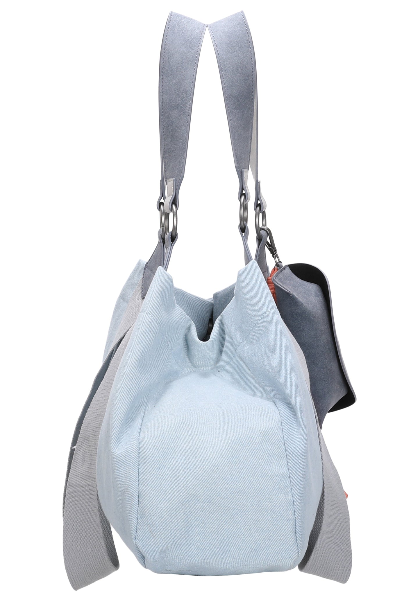 Izzy Medium Limited Washed Denim Schultertasche von Fritzi aus Preussen - Laure Bags and Travel