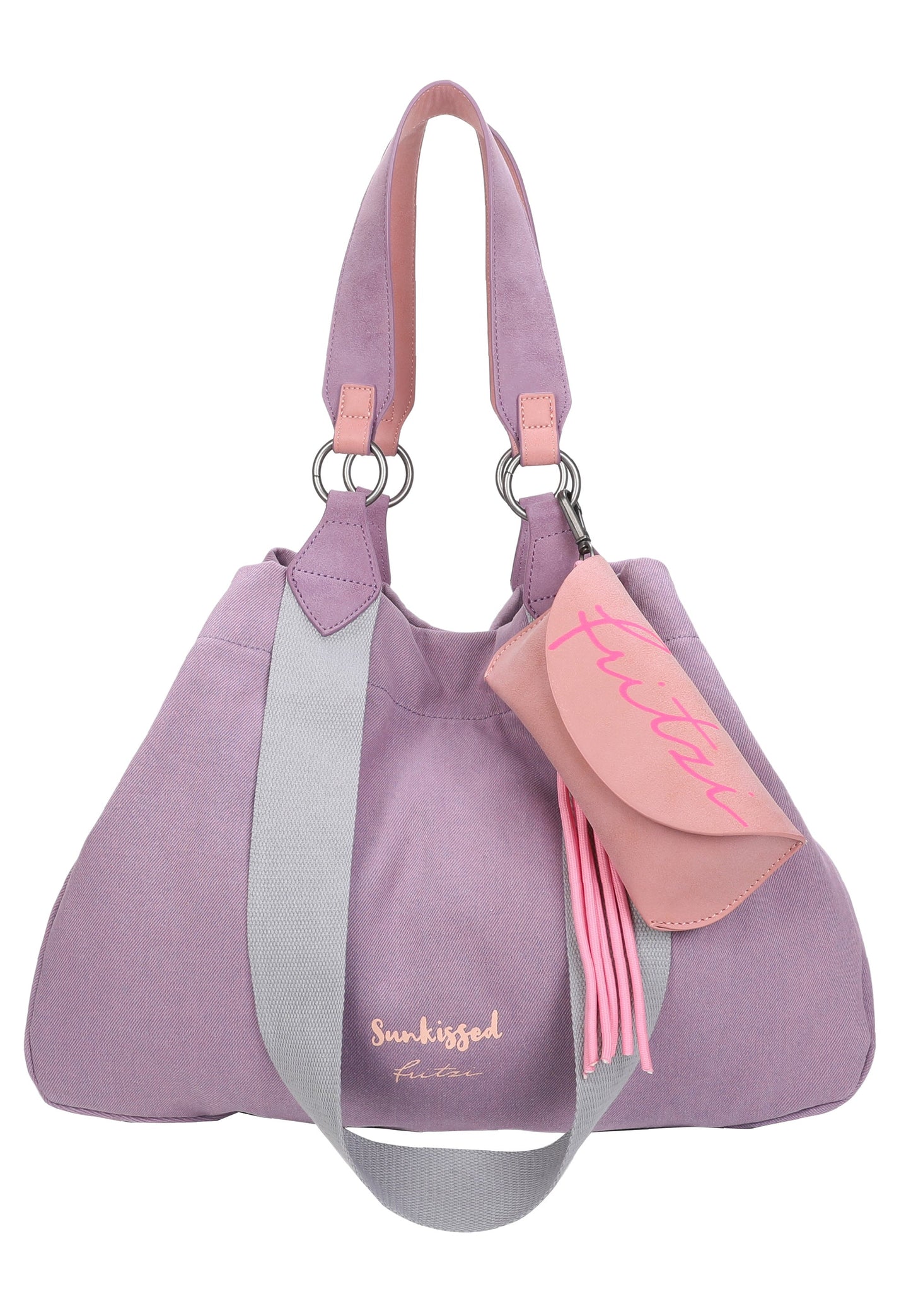 Izzy Medium Limited Washed Denim Schultertasche von Fritzi aus Preussen - Laure Bags and Travel