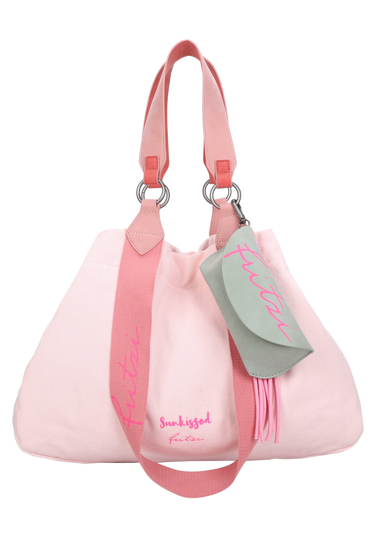 Izzy Medium Limited Washed Denim Schultertasche von Fritzi aus Preussen - Laure Bags and Travel