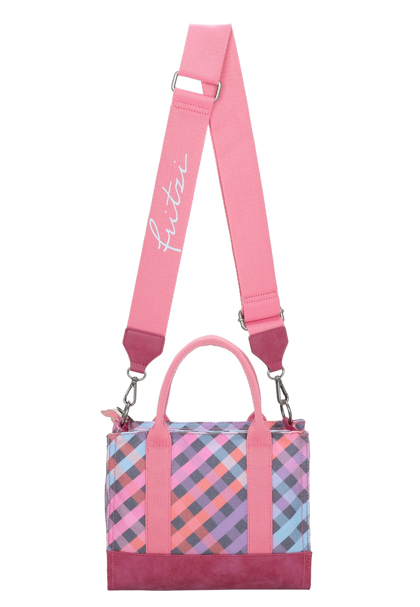 IZZY09 - Limited - Autumn - Check Canvas Shopper von Fritzi aus Preussen - Laure Bags and Travel