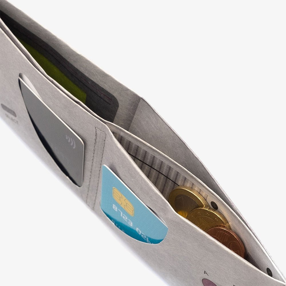Paprcuts RFID Geldbeutel "Game Boy !" aus reißfestem Tyvek - Papier - Alternative - Laure Bags and Travel