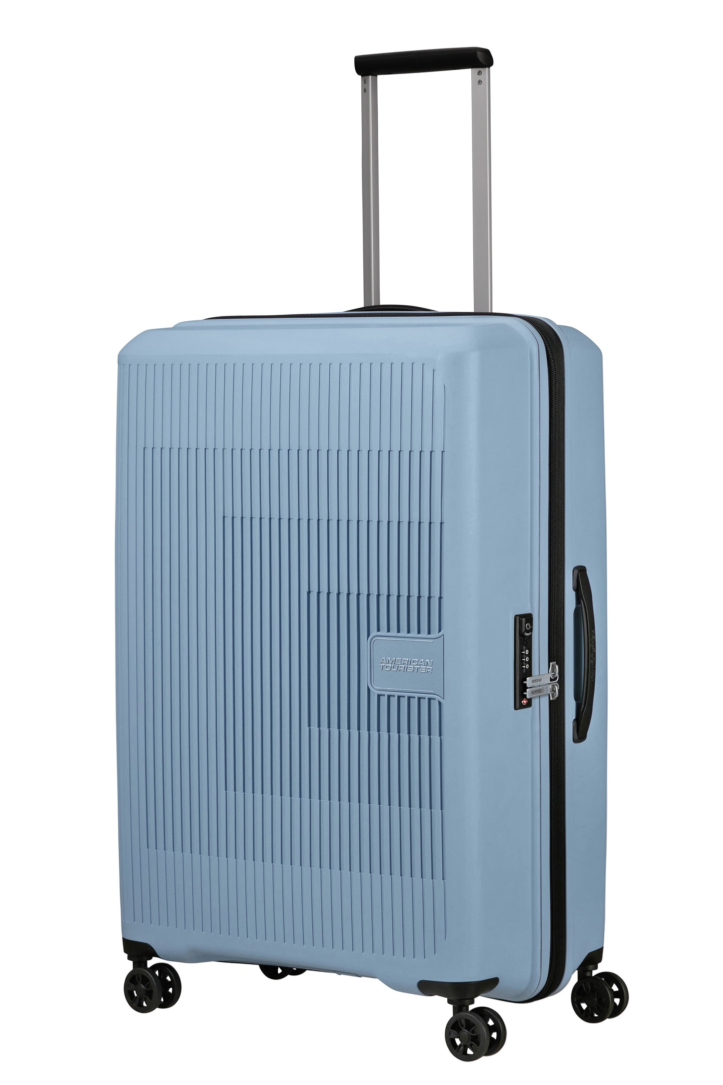 AEROSTEP Spinner mit 4 Rollen Hartschalen Koffer von American Tourister - Laure Bags and Travel