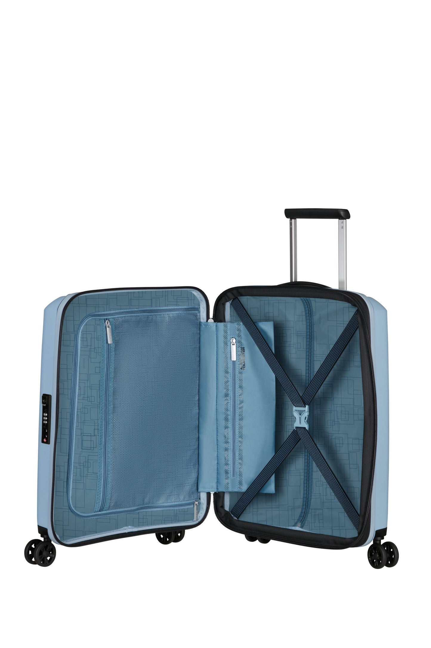 AEROSTEP Spinner mit 4 Rollen Hartschalen Koffer von American Tourister - Laure Bags and Travel