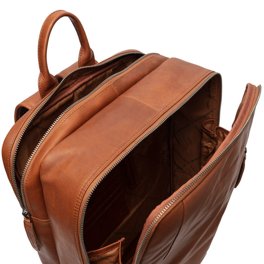 Backpack Newcastle Cow Wax Pull Up - Laure Bags and Travel