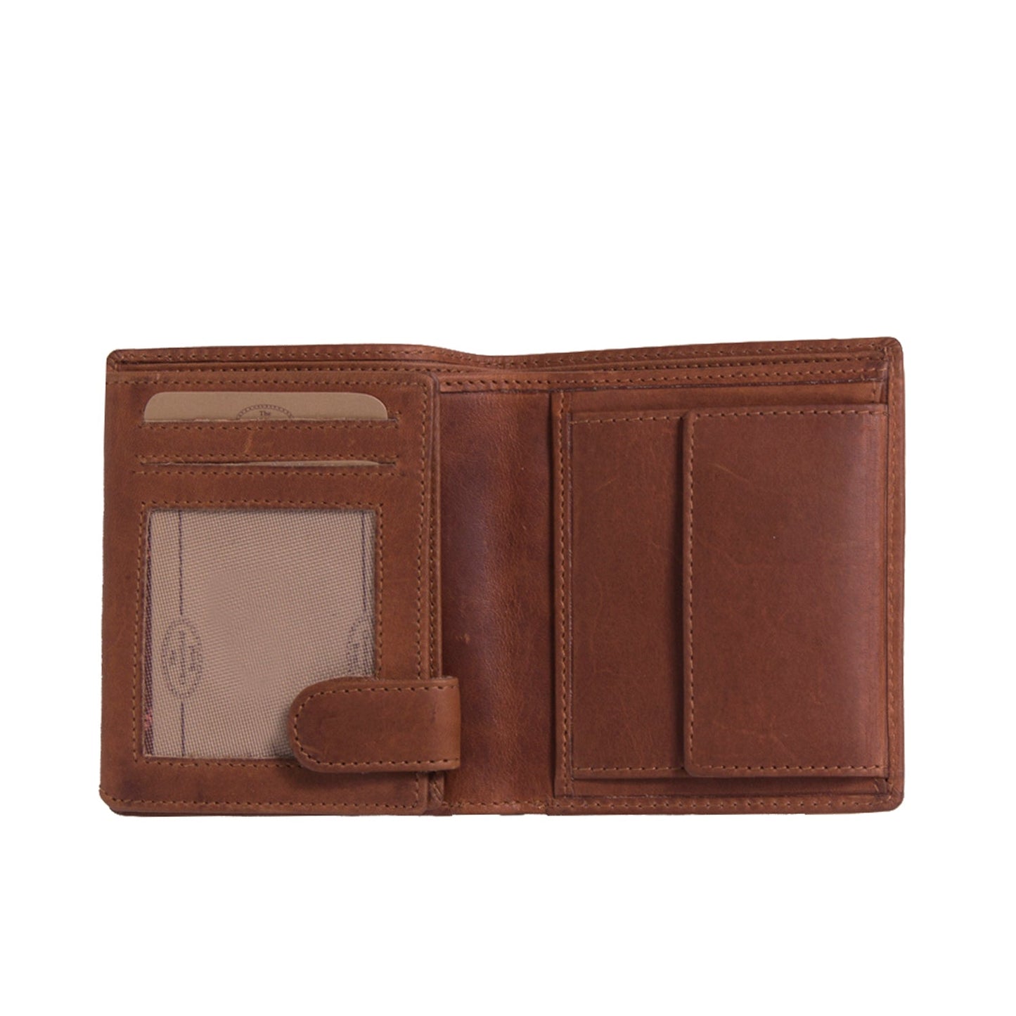 Billfold High Carl Cow Wax Pull Up - Laure Bags and Travel