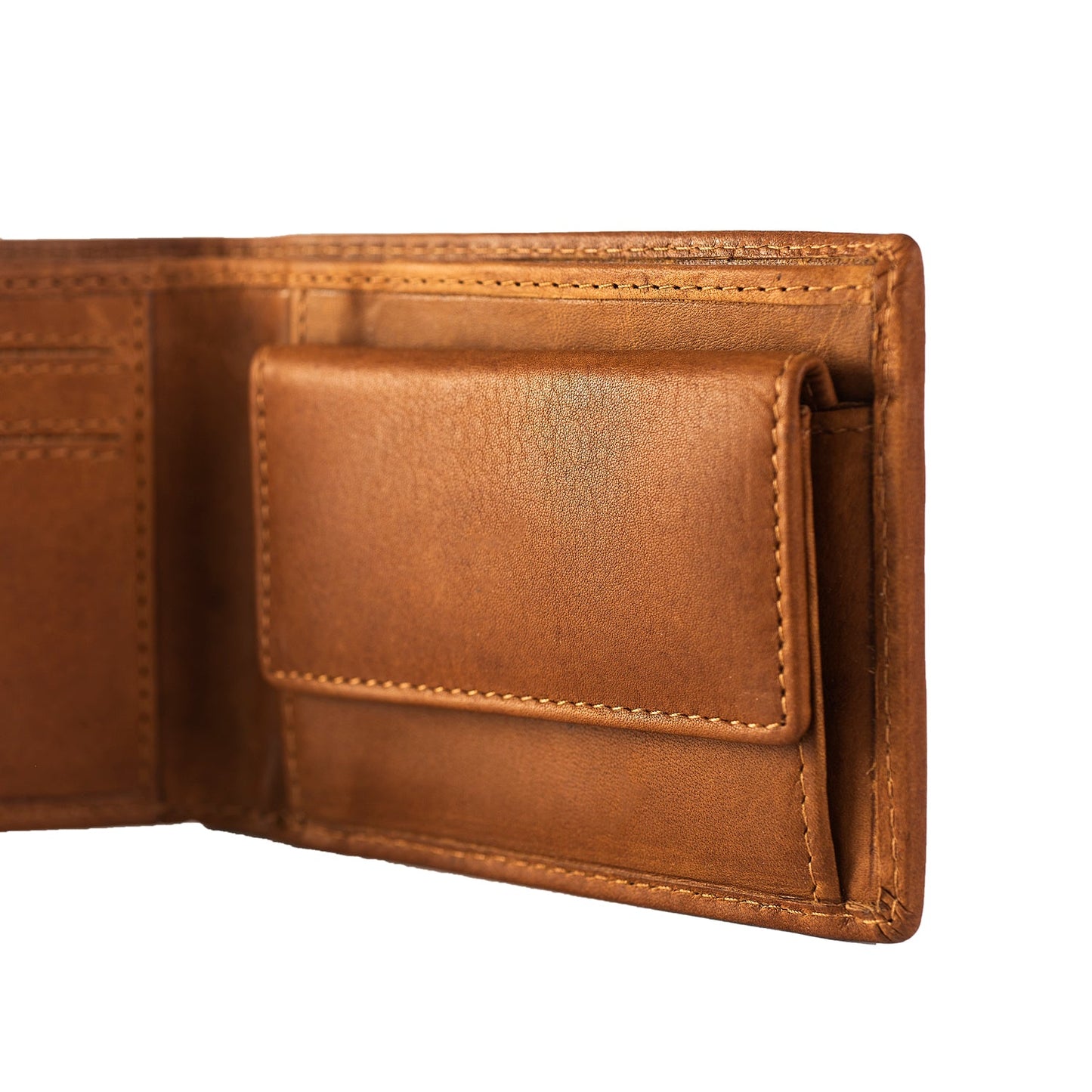 Billfold small Enzo Cow Wax Pull Up - Laure Bags and Travel