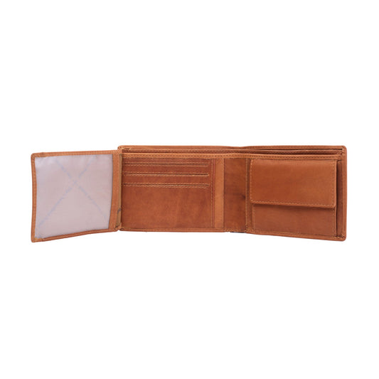 Billfold Wide Timo Cow Wax Pull Up - Laure Bags and Travel