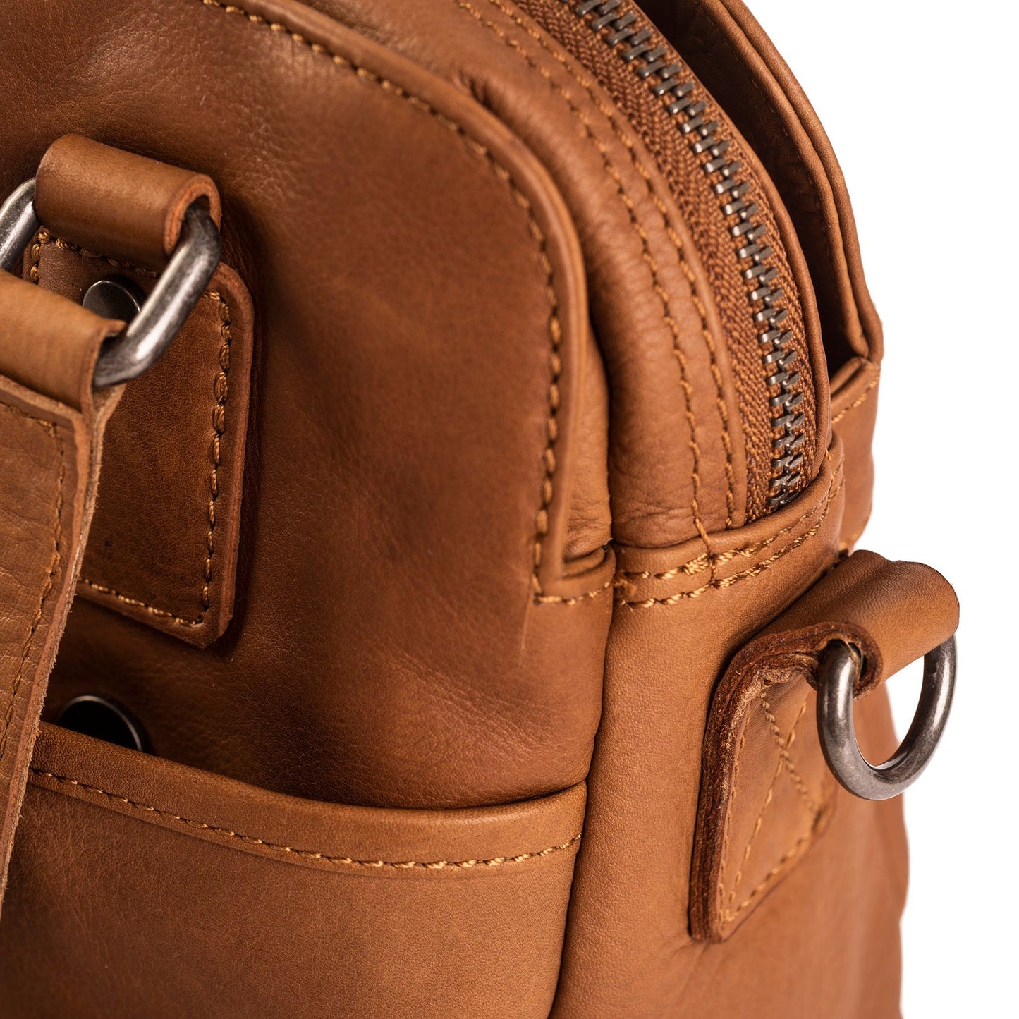 Bowlingbag ladies Bilbao Cow Wax Pull Up - Laure Bags and Travel