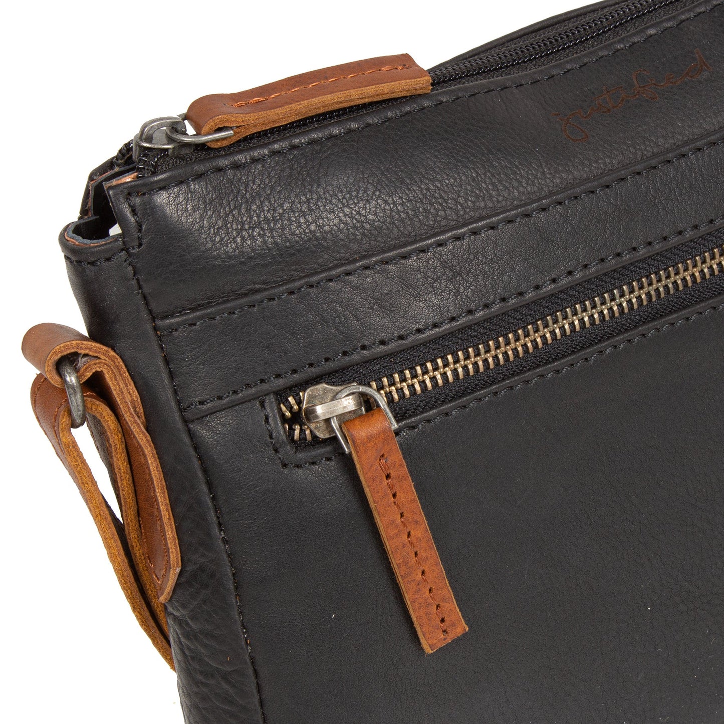 "Dyon" 12.1343 Schultertasche top zip 2 tone 25x5x20cm von Justified - Laure Bags and Travel