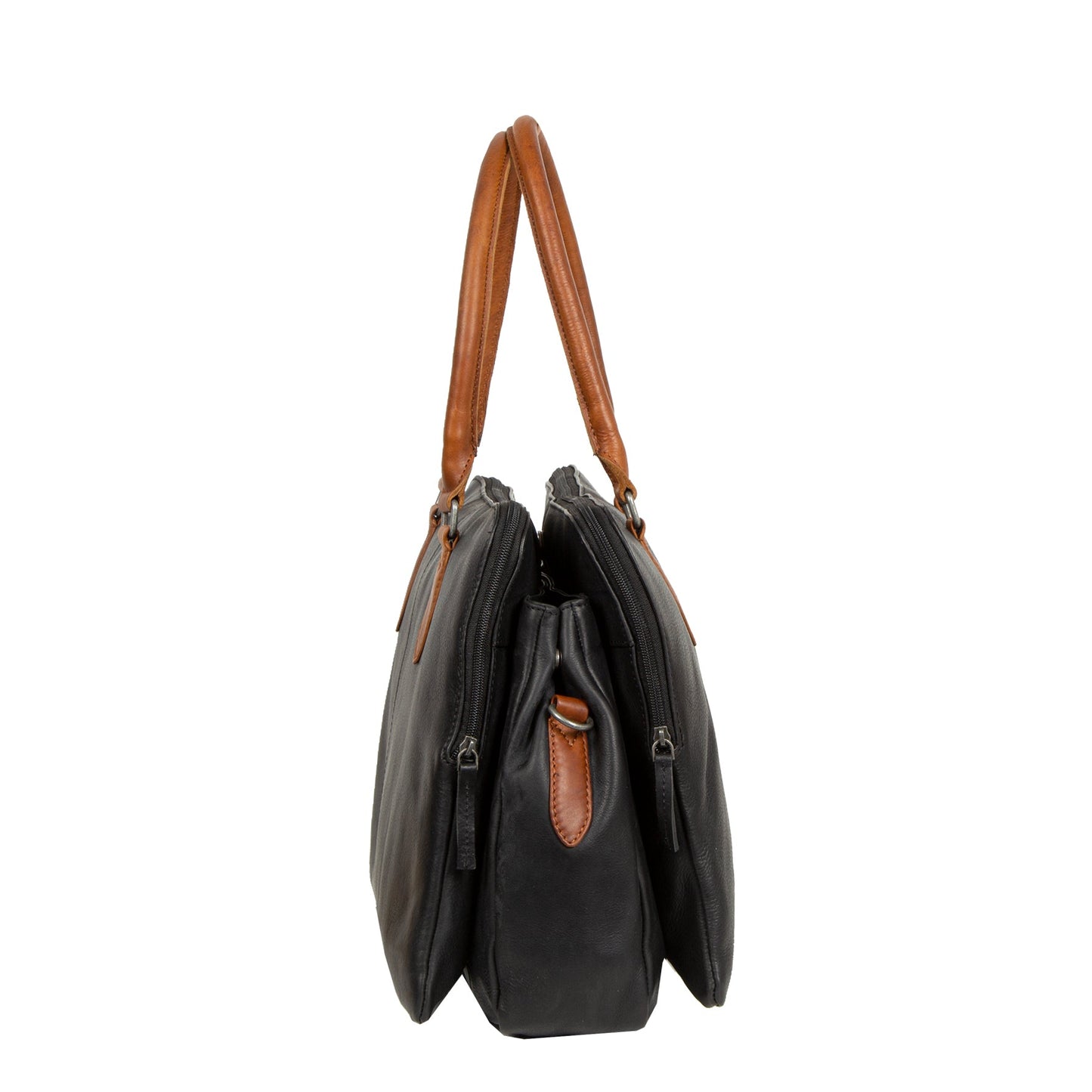 "Dyon" 12.1346 business bag 2 tone 39x20x30cm von Justified - Laure Bags and Travel