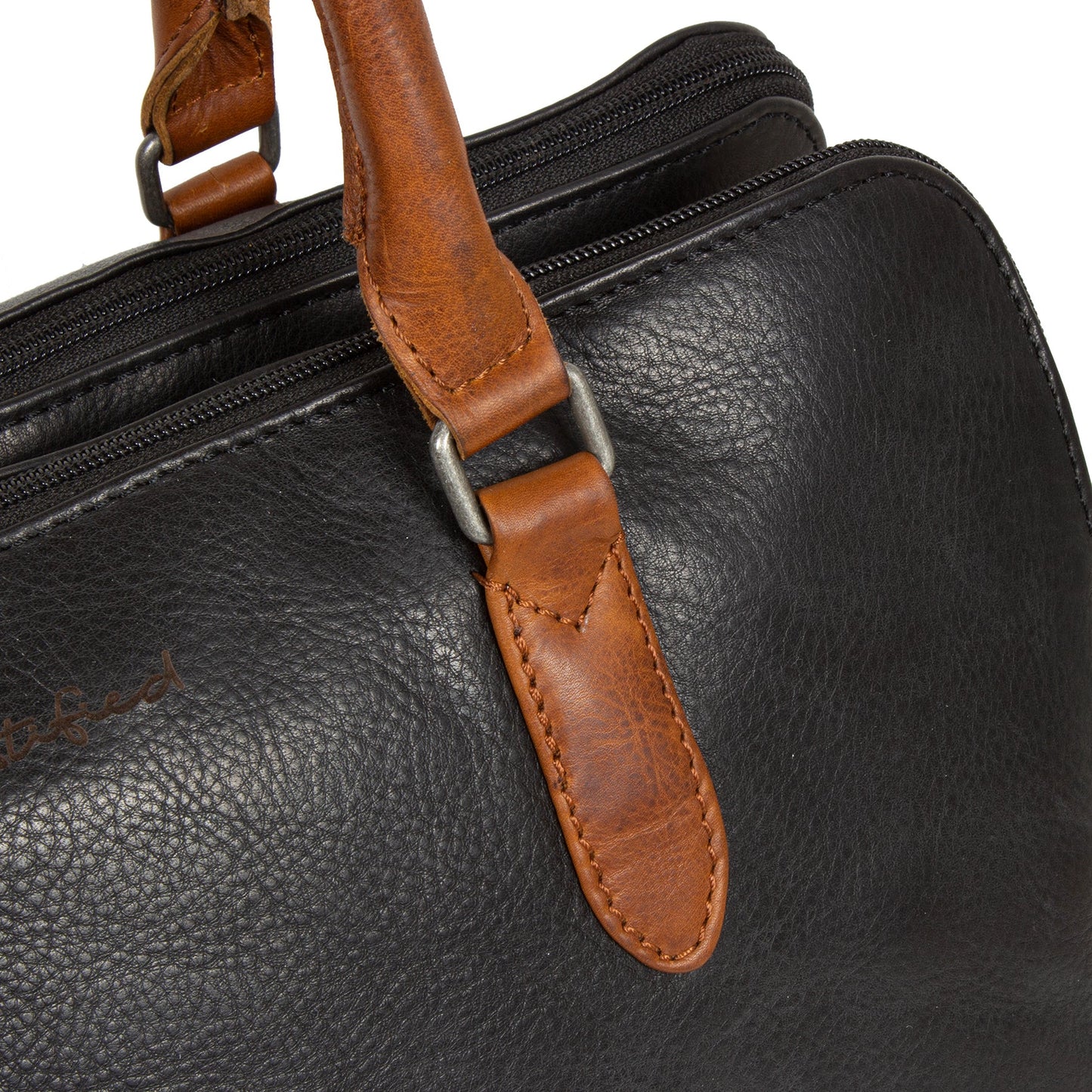 "Dyon" 12.1346 business bag 2 tone 39x20x30cm von Justified - Laure Bags and Travel