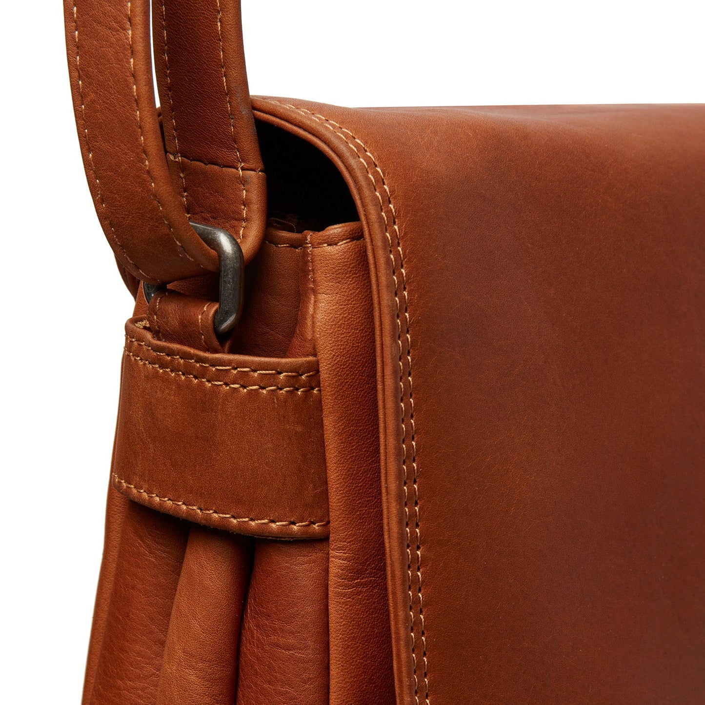 Flapoverbag large Reston Cow Wax Pull Up - Laure Bags and Travel