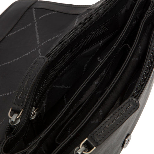 Flapoverbag large Reston Cow Wax Pull Up - Laure Bags and Travel