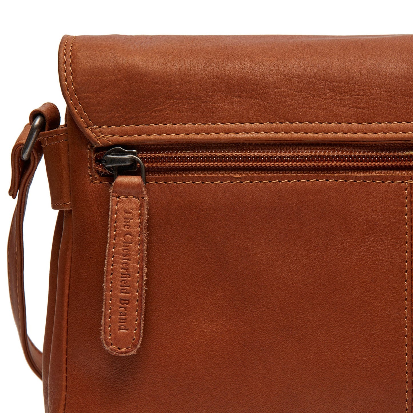 Flapoverbag large Reston Cow Wax Pull Up - Laure Bags and Travel