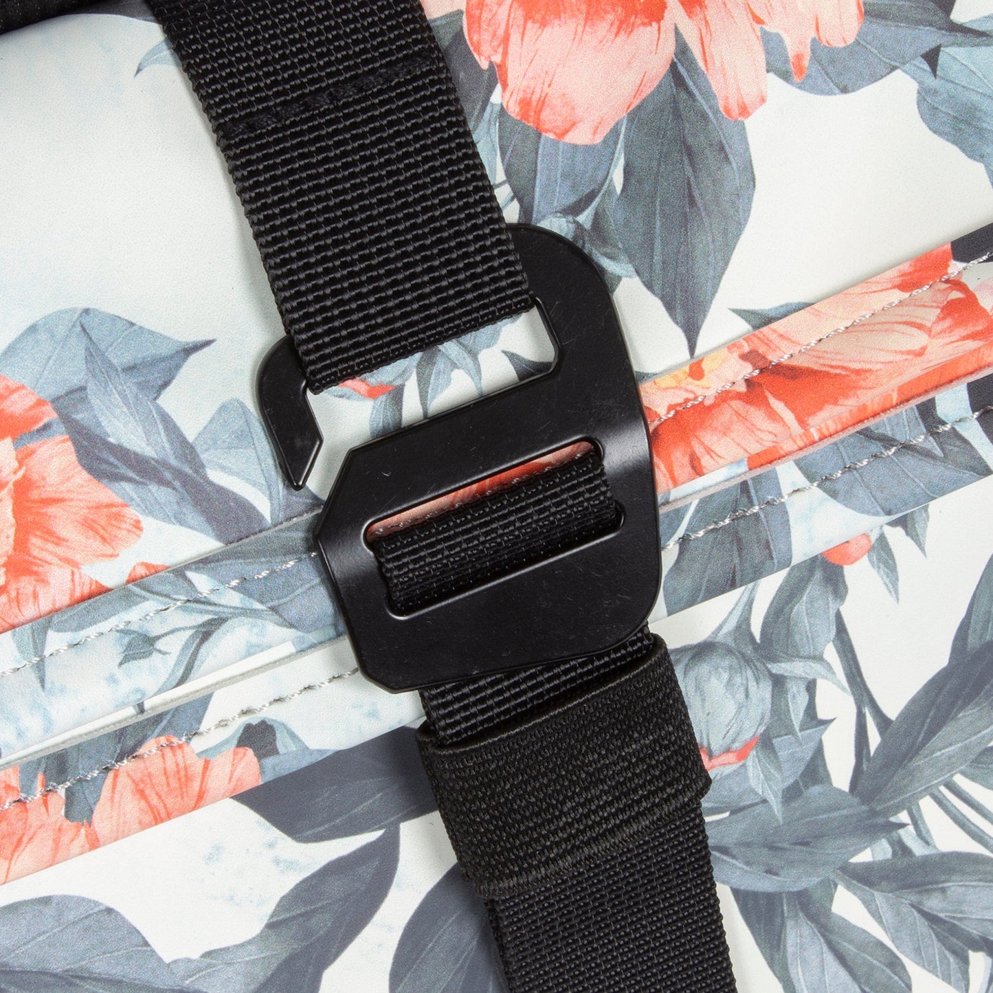 "Flora" white rol backpack mini 27x8x33cm von New Rebels - Laure Bags and Travel