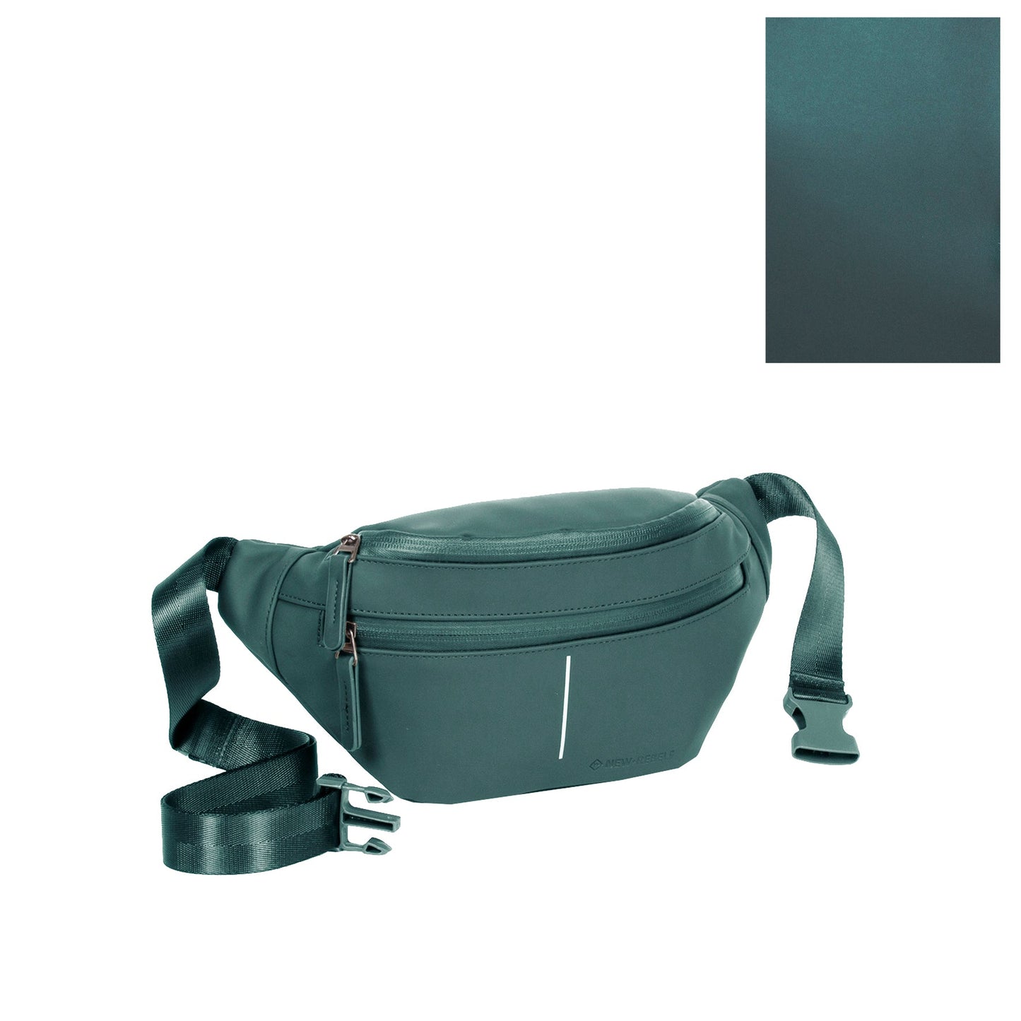 ''Harper'' Waistbag black 28x8x15cm von New Rebels - Laure Bags and Travel