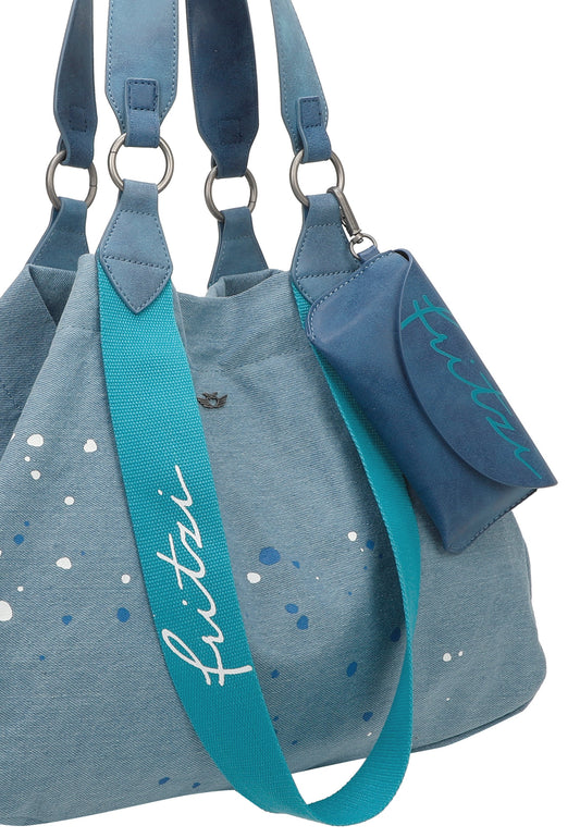 Izzy-Medium-Limited Denim Schultertasche von Fritzi aus Preussen - Laure Bags and Travel