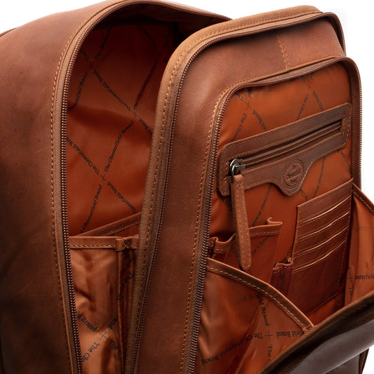 Laptop Rucksack Detroit waxed pull up Leder von The Chesterfield Brand - Laure Bags and Travel