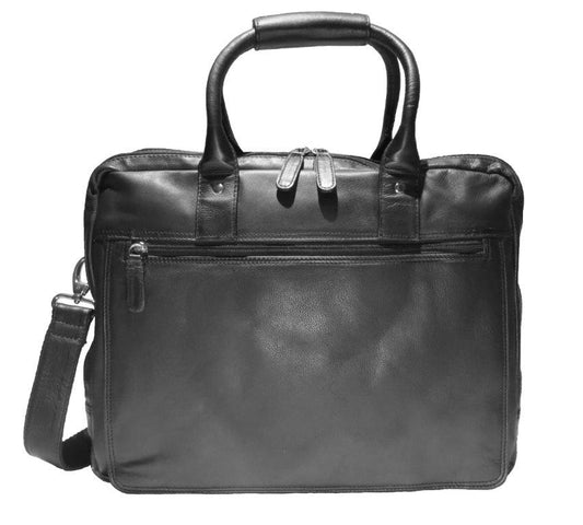 Laptop-Tasche aus weichem Rindleder Nappa 2839N von Dermata - Laure Bags and Travel