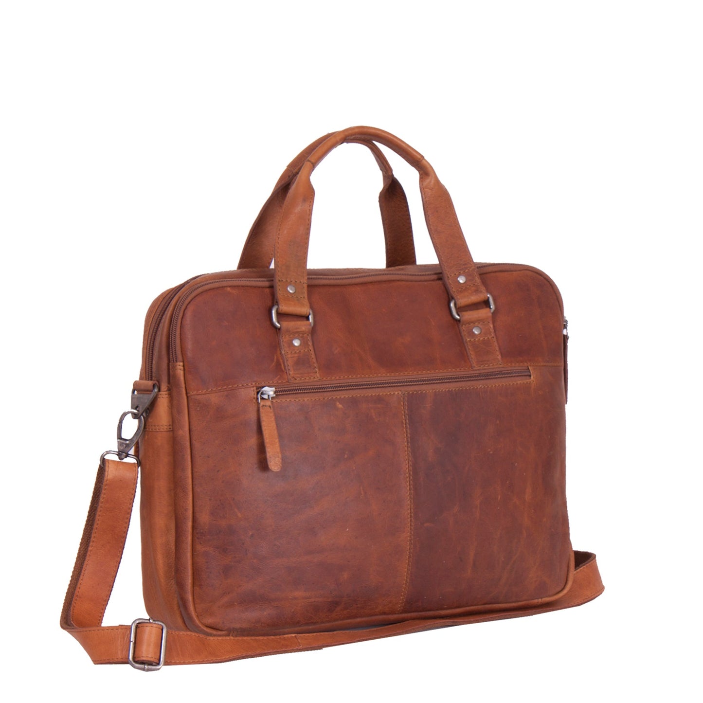 Laptopbag large Dylan Cow Wax Pull Up - Laure Bags and Travel