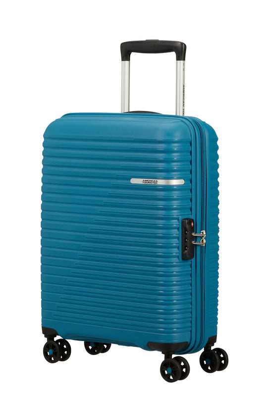 LIFTOFF Trolley mit 4 Rollen Hartschalen Koffer von American Tourister - Laure Bags and Travel