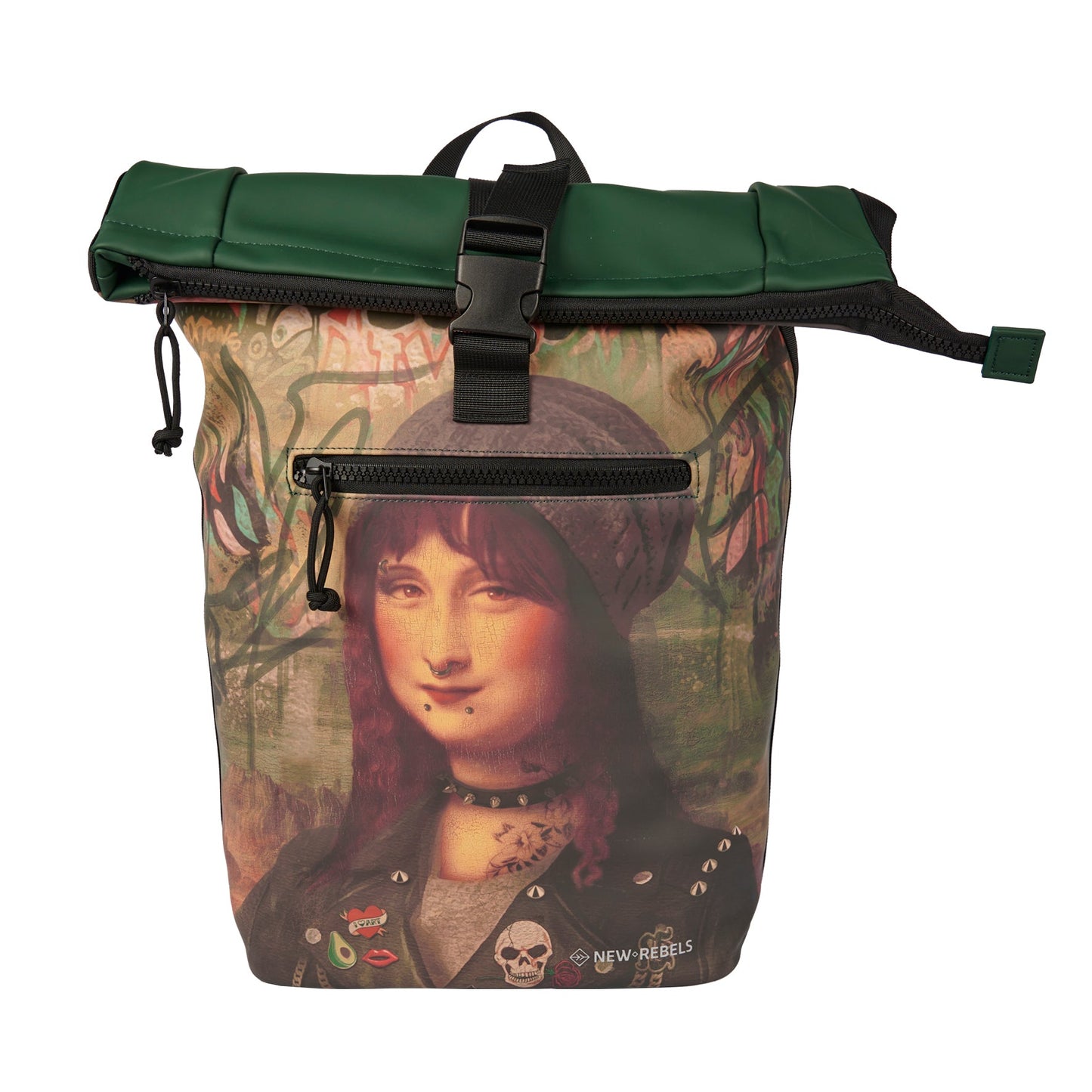 "Mart Art - New York" Rolltop Rucksack 51.1402 von New Rebels - Laure Bags and Travel