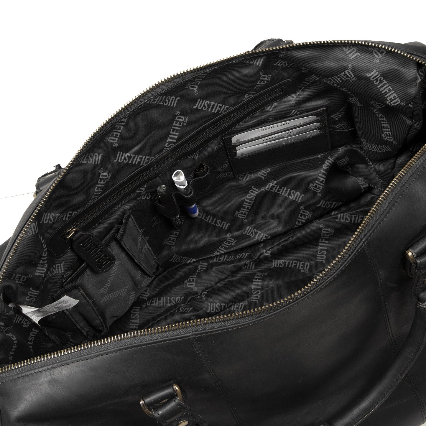 "Max" Reisetasche 12.1122 duffel with laptop comp 51x23x32cm von Justified - Laure Bags and Travel