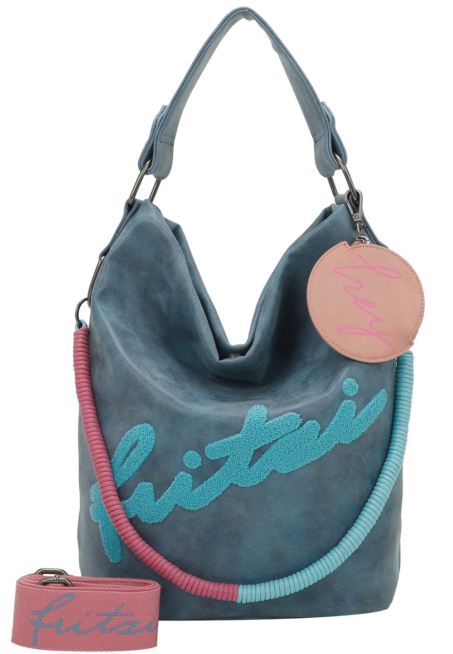Olga-Limited-Flocked Vintage Schultertasche von Fritzi aus Preussen - Laure Bags and Travel