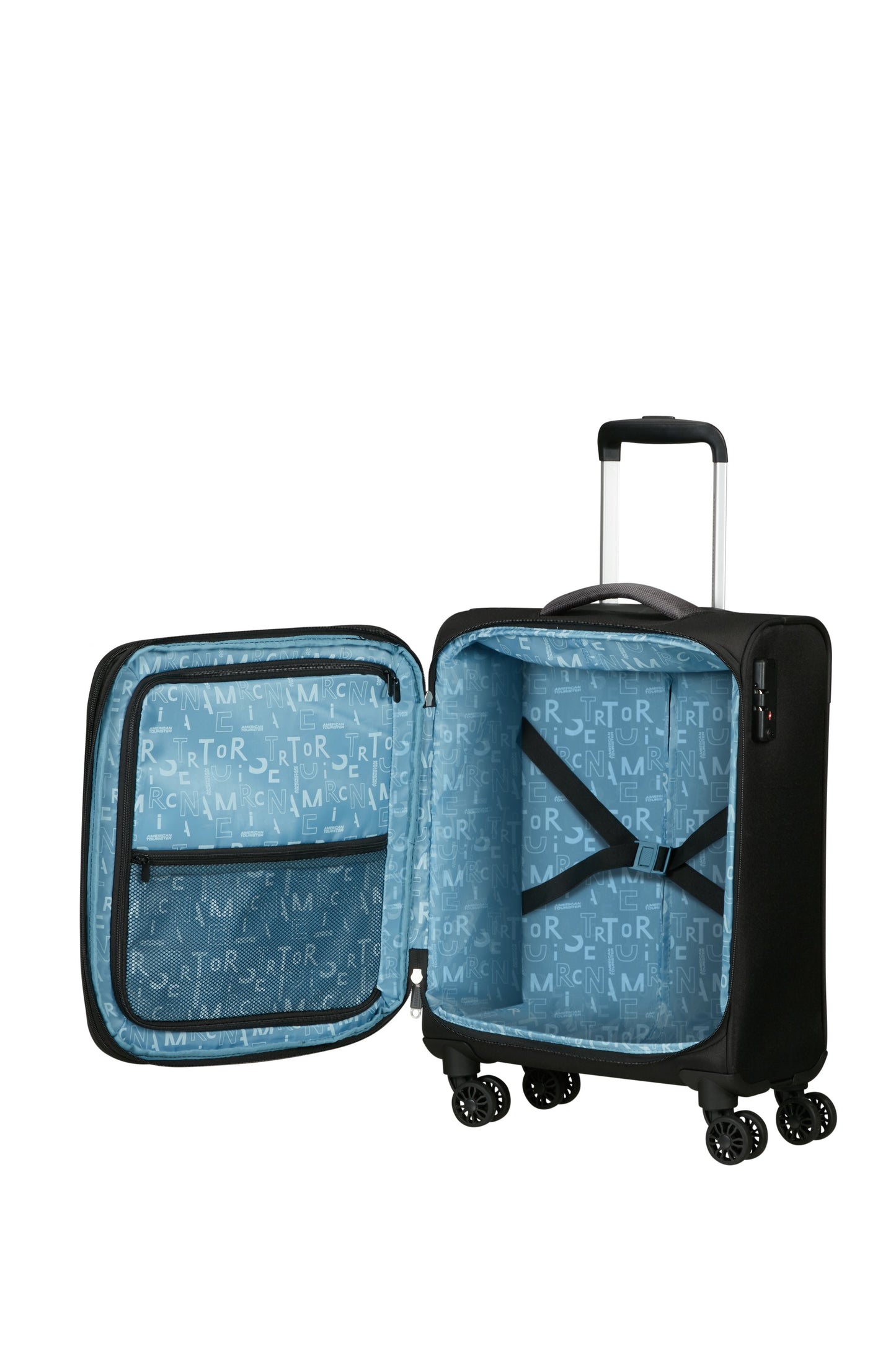 PULSONIC Spinner mit 4 Rollen Weichgepäck Koffer von American Tourister - Laure Bags and Travel