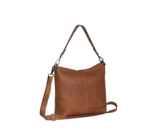Shoulderbag / Hobo small Jen Cow Wax Pull Up - Laure Bags and Travel