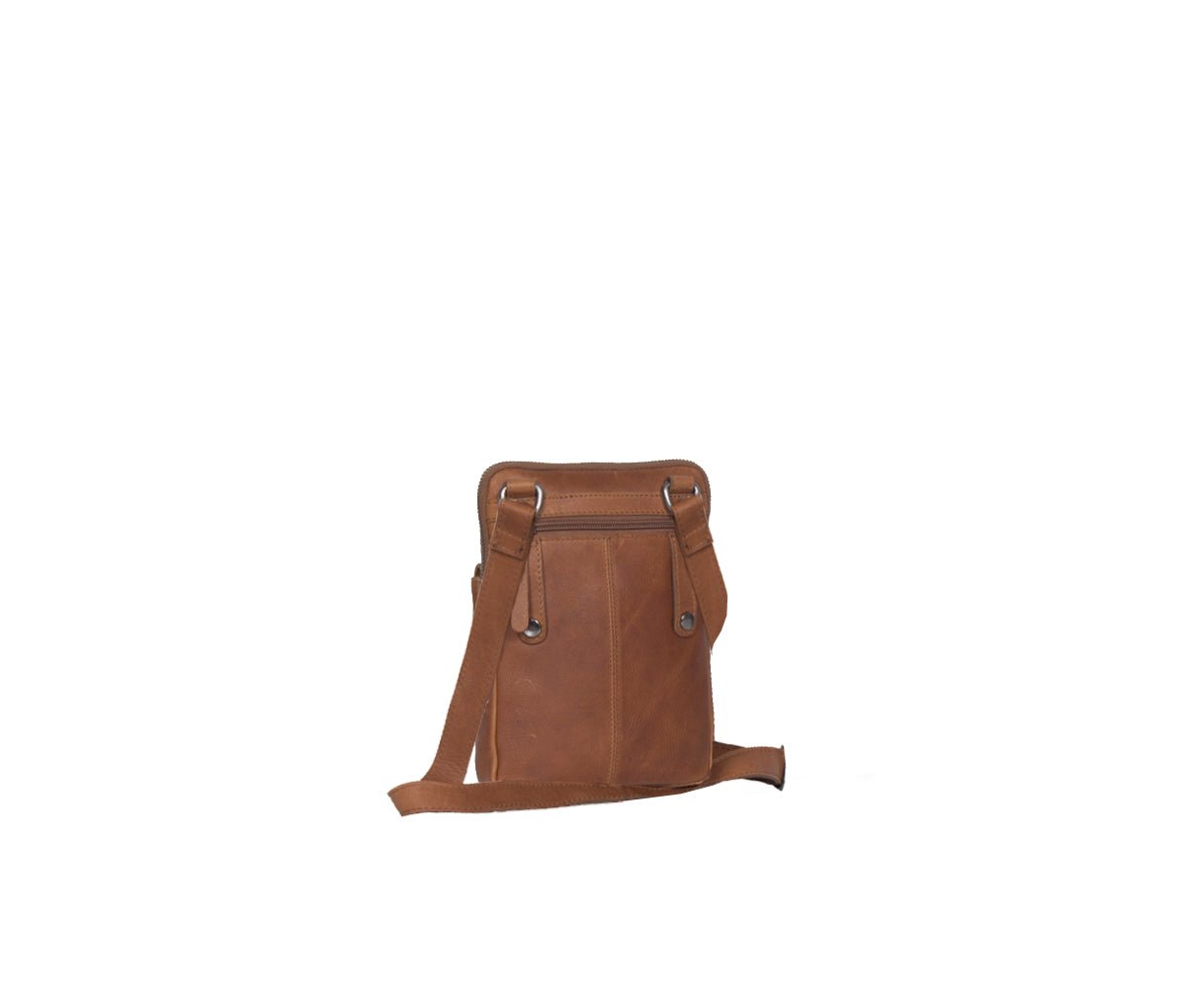Shoulderbag medium Lou Cow Wax Pull Up - Laure Bags and Travel