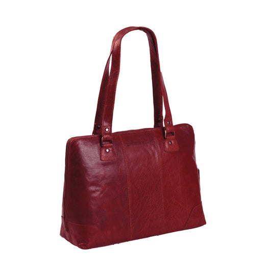 Shoulderbag Resa Antique Buff Crumbled - Laure Bags and Travel