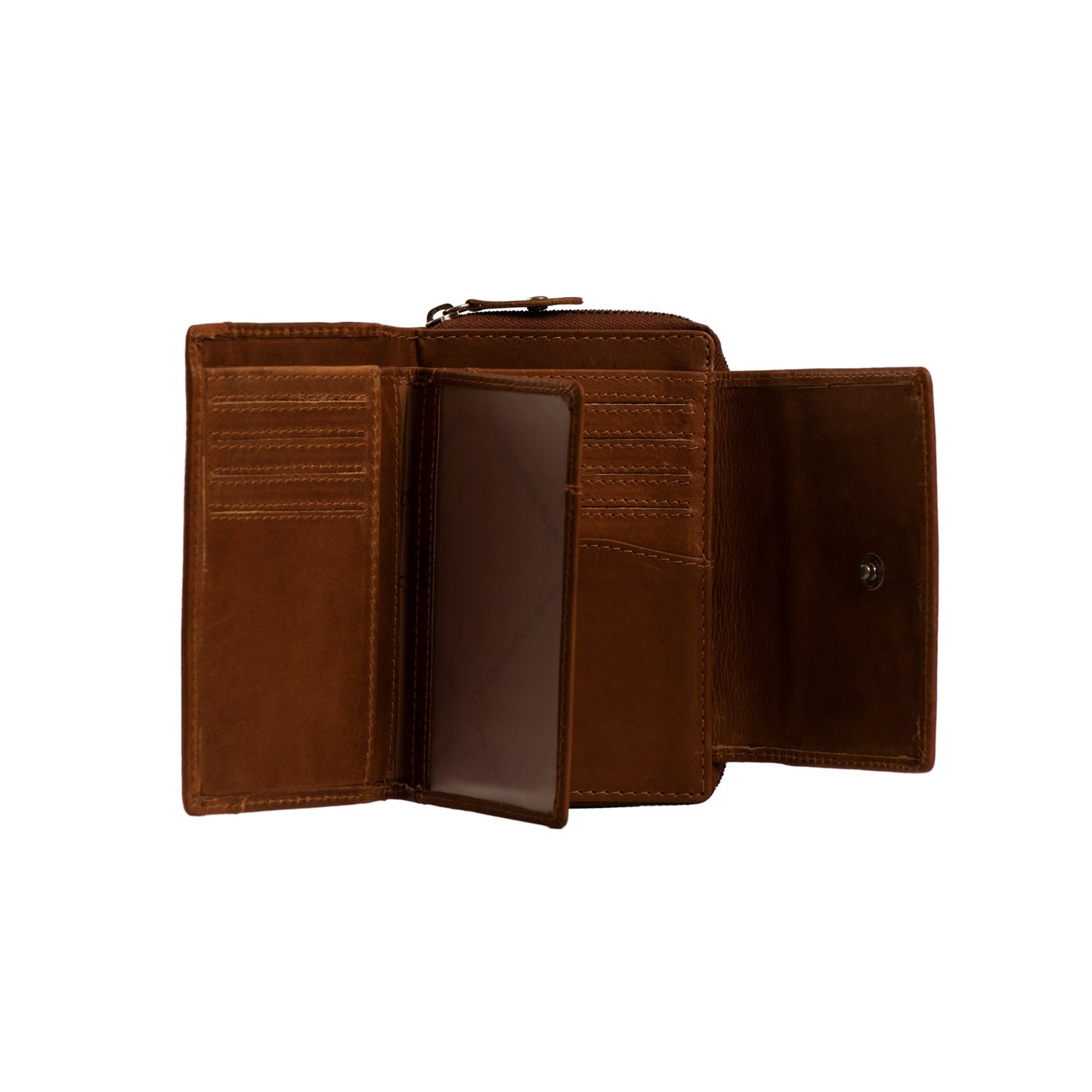 Wallet Ascot Cow Wax Pull Up - Laure Bags and Travel
