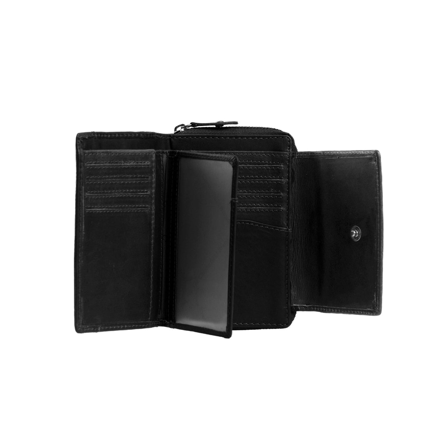 Wallet Ascot Cow Wax Pull Up - Laure Bags and Travel