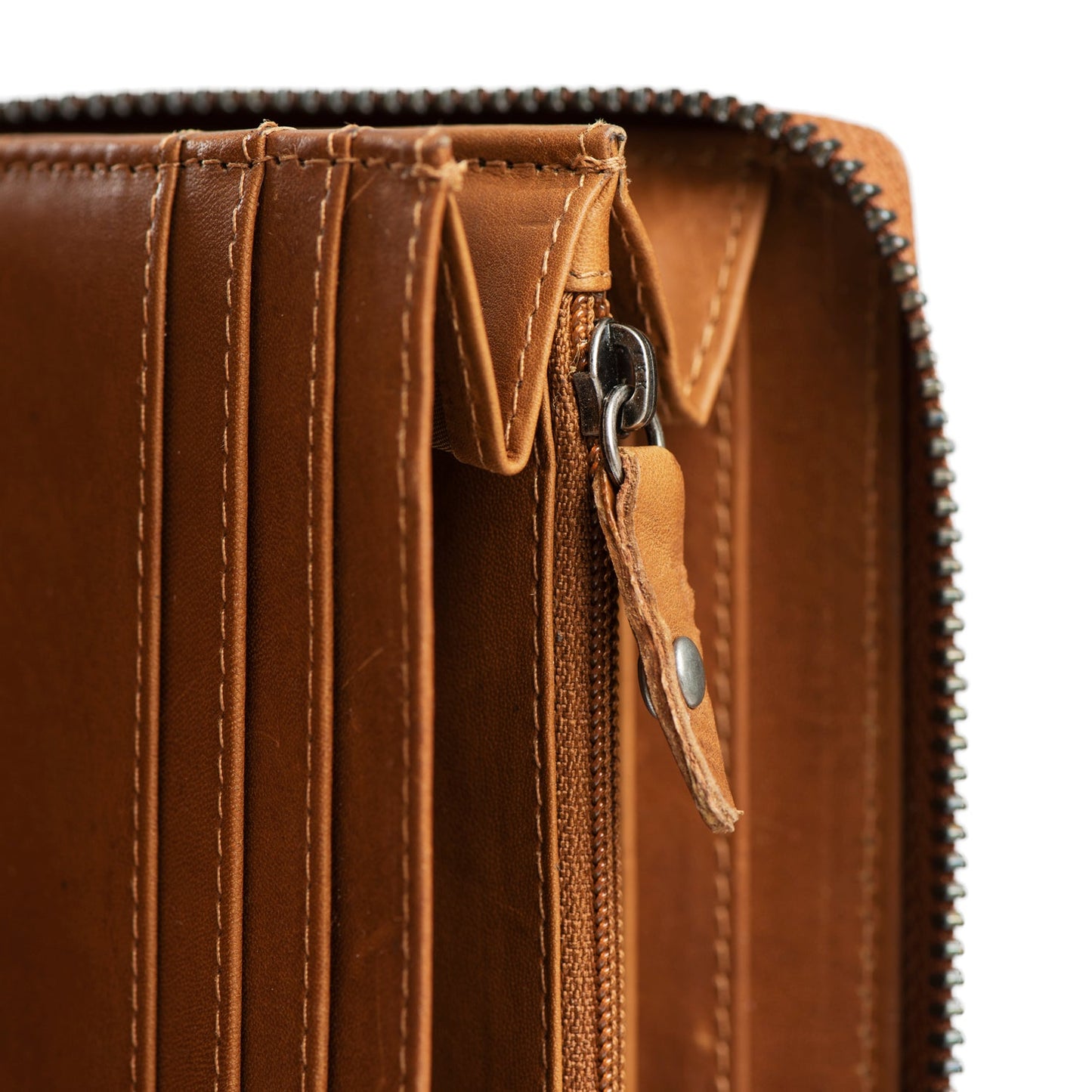 Wallet Halle Cow Wax Pull Up - Laure Bags and Travel