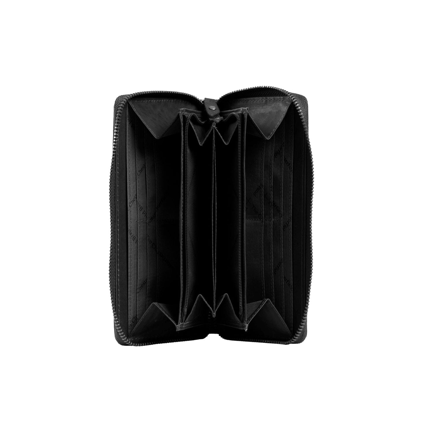 Wallet zipper Nova Cow Wax Pull Up - Laure Bags and Travel