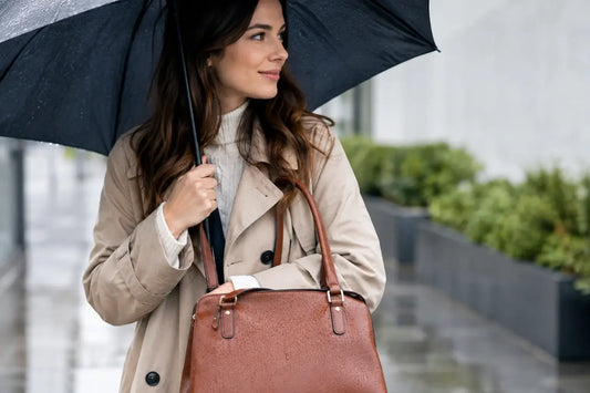 Handtasche vor Regen schützen: 7 clevere Tipps