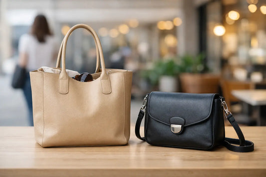 Shopper oder Umhängetasche im Alltag wählen?