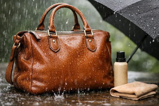 Kann Leder nass werden? So schützt du Taschen