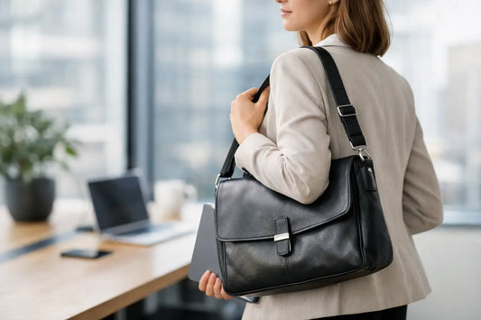 Schultertasche für den Arbeitsalltag wählen