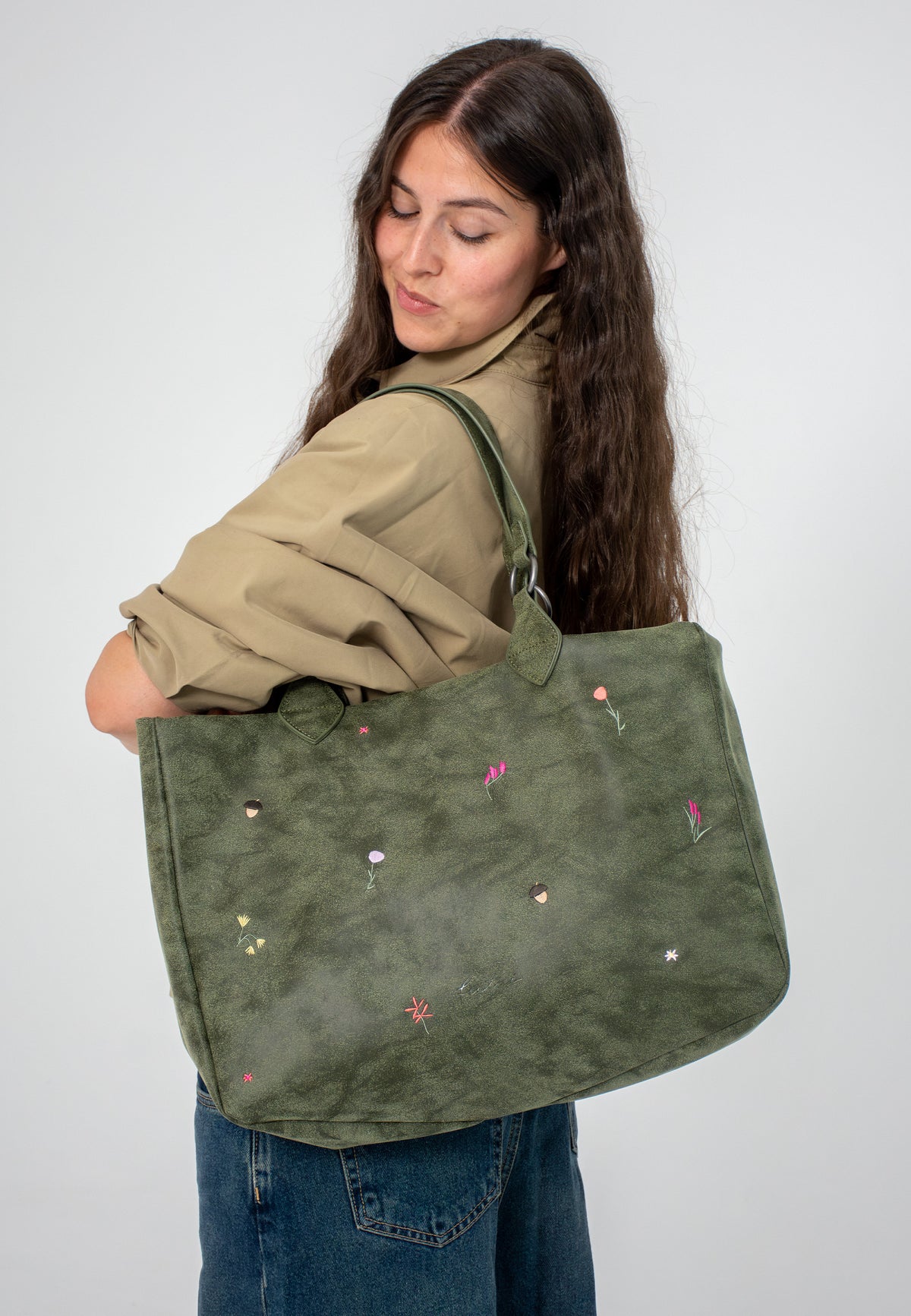 Izzy Vintage Limited Embro Bloom Umhängetasche von Fritzi aus Preussen - Laure Green